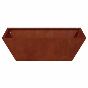 vidaXL Jardinière de jardin 5 pcs Rouille 50 x 50 x 15 cm Acier Corten