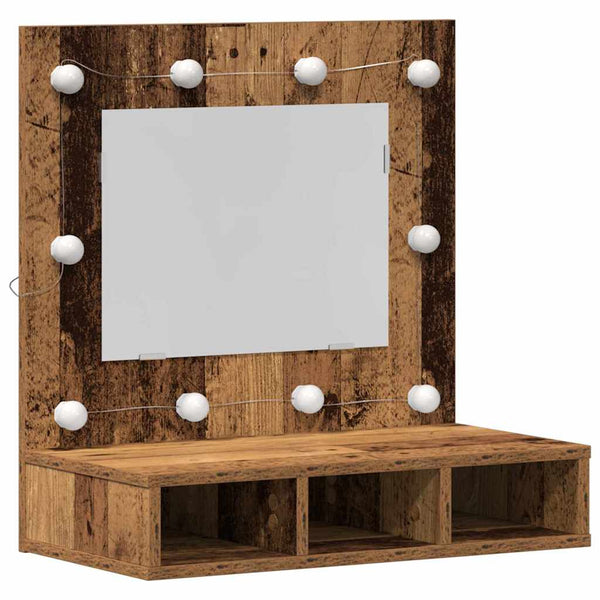 Spiegelschrank Altholz 60 cm