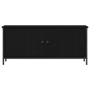 Schwarzer TV-Schrank Eichen-Optik 100 cm