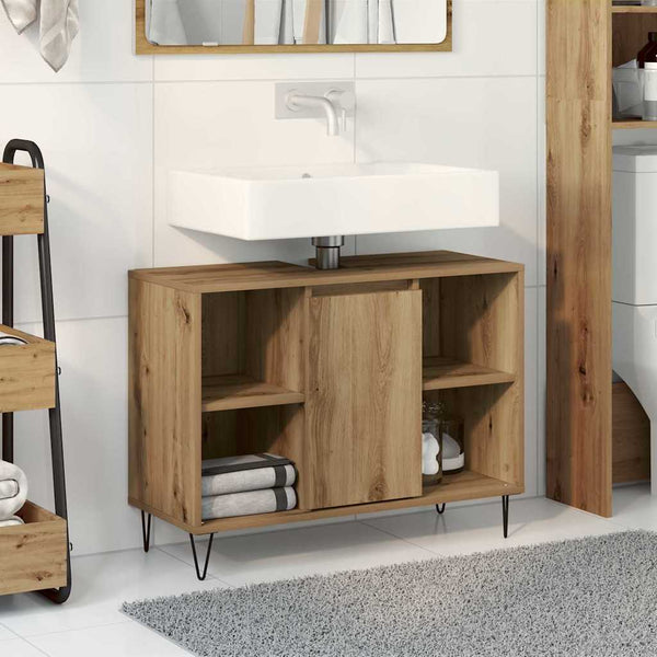 Badezimmerschrank Artisan Eiche 80cm