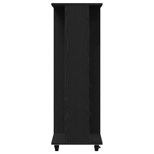 Kleiderschrank Schwarz Eichen-Optik 102x38x110 cm
