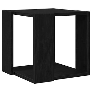 Couchtisch Schwarz Eichenoptik 32x32 cm