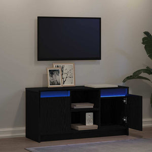 Schwarzes TV-Lowboard 100 cm