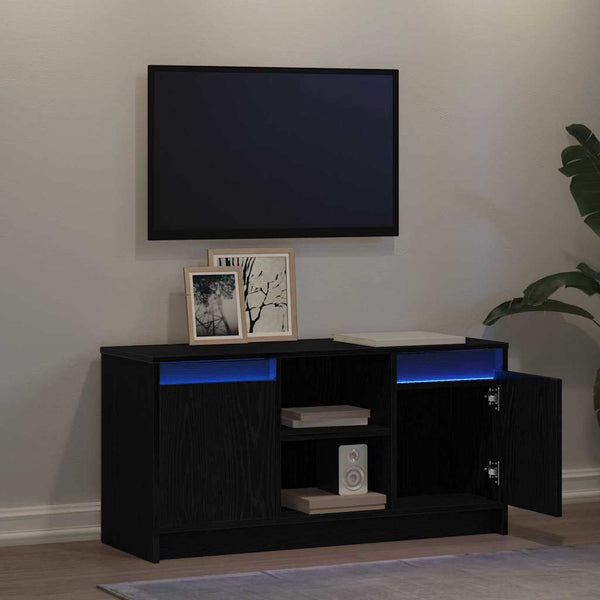 Schwarzes TV-Lowboard 100 cm