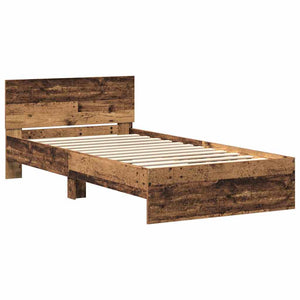 Bettrahmen Altholz mit Kopfteil 203x104 cm