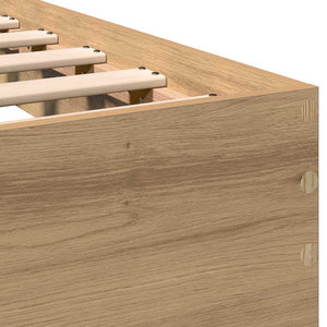 Bettrahmen Artisan-Eiche 203x104 cm