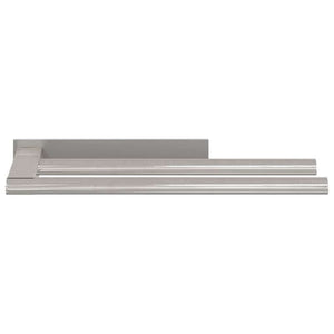 vidaXL Porte-serviettes Argent 40 x 9 x 4 cm Acier inoxydable