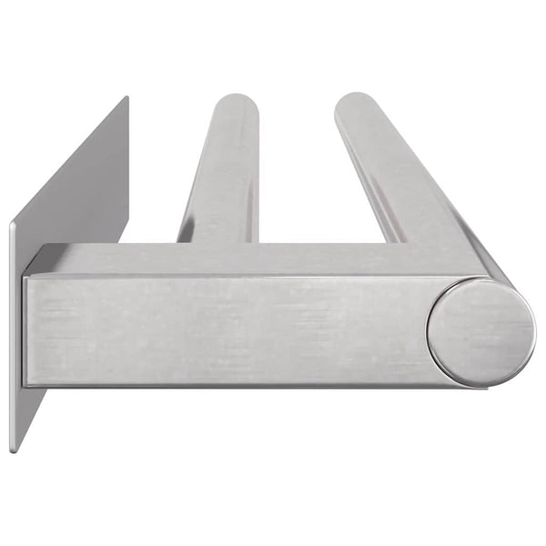 vidaXL Porte-serviettes Argent 40 x 9 x 4 cm Acier inoxydable