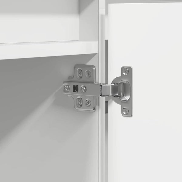 TV-Schrank Weiß mit LED 180cm