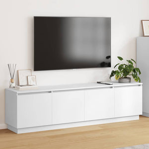 TV-Schrank Weiß mit LED 180cm