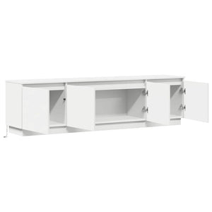 TV-Schrank Weiß mit LED 180cm