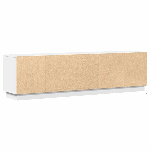 TV-Schrank Weiß mit LED 180cm