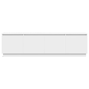 TV-Schrank Weiß mit LED 180cm