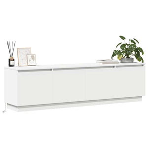 TV-Schrank Weiß mit LED 180cm