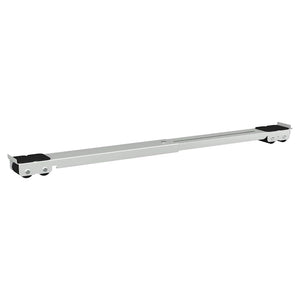 Waschmaschinensockel Edelstahl Silber 2er-Set