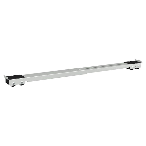 Waschmaschinensockel Edelstahl Silber 2er-Set