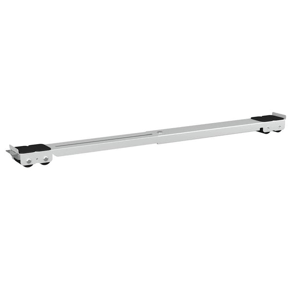 Waschmaschinensockel Edelstahl Silber 2er-Set