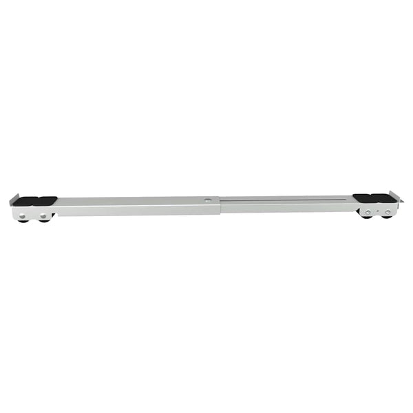 Waschmaschinensockel Edelstahl Silber 2er-Set