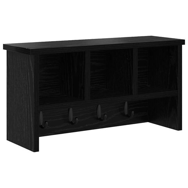 Wand-Nachttisch, Schwarz Eiche, 50x26 cm