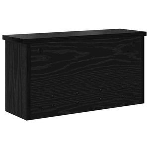 Wand-Nachttisch, Schwarz Eiche, 50x26 cm