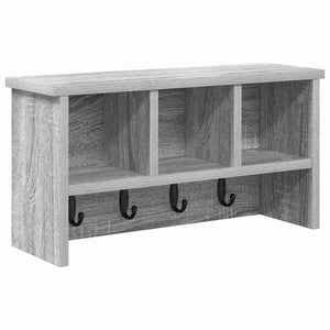 Wand-Nachttisch Grau Sonoma 50x16x26 cm