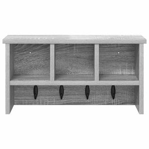 Wand-Nachttisch Grau Sonoma 50x16x26 cm