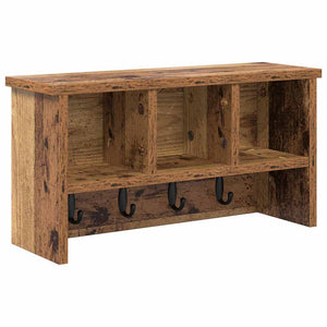 Wand-Nachttisch Altholz 50x16x26cm