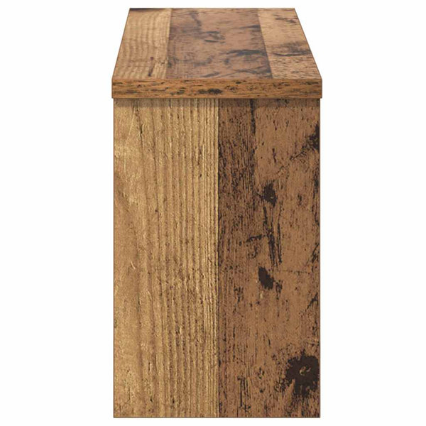 Wand-Nachttisch Altholz 50x16x26cm