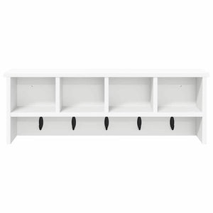 vidaXL Table de chevet murale Blanc 75 x 16 x 26 cm Bois d'ingénierie