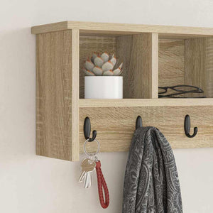 Wand-Nachttisch Sonoma Eiche 75x16x26 cm