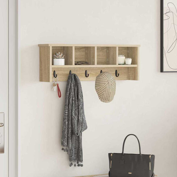 Wand-Nachttisch Sonoma Eiche 75x16x26 cm
