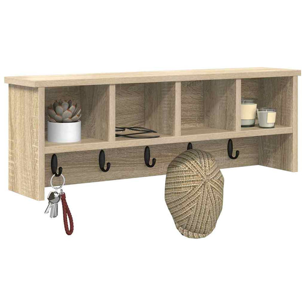 Wand-Nachttisch Sonoma Eiche 75x16x26 cm