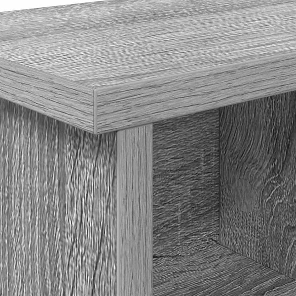 Wand-Nachttisch Grau Sonoma 75x16x26 cm