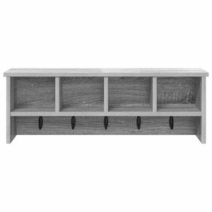 Wand-Nachttisch Grau Sonoma 75x16x26 cm