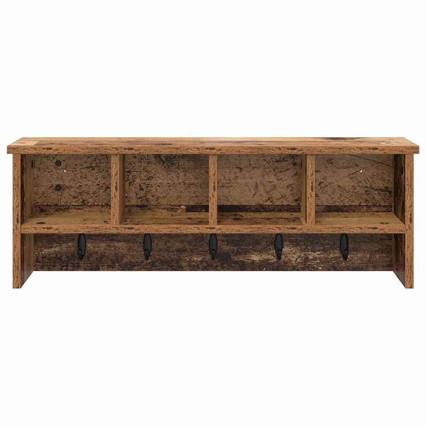 Wandmontierter Nachttisch Altholz 75 cm