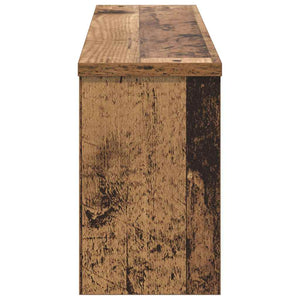 Wandmontierter Nachttisch Altholz 75 cm