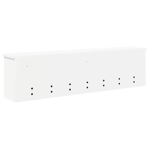 Wand-Nachttisch Weiß 100cm