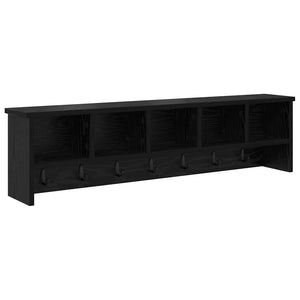 Wand-Nachttisch Schwarz Eiche 100x26cm