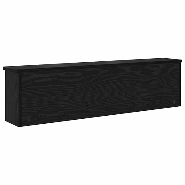 Wand-Nachttisch Schwarz Eiche 100x26cm