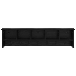 Wand-Nachttisch Schwarz Eiche 100x26cm