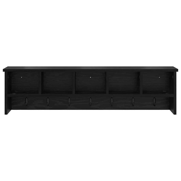 Wand-Nachttisch Schwarz Eiche 100x26cm