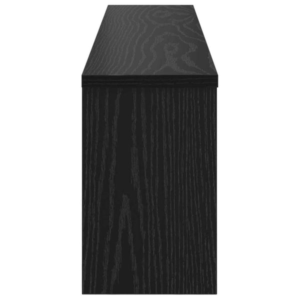 Wand-Nachttisch Schwarz Eiche 100x26cm