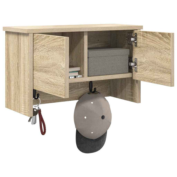 Wand-Nachttisch Sonoma Eiche 50x20x30 cm