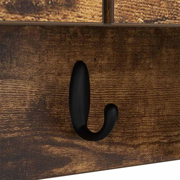 Wand-Nachttisch Geräucherte Eiche 50x20x30cm