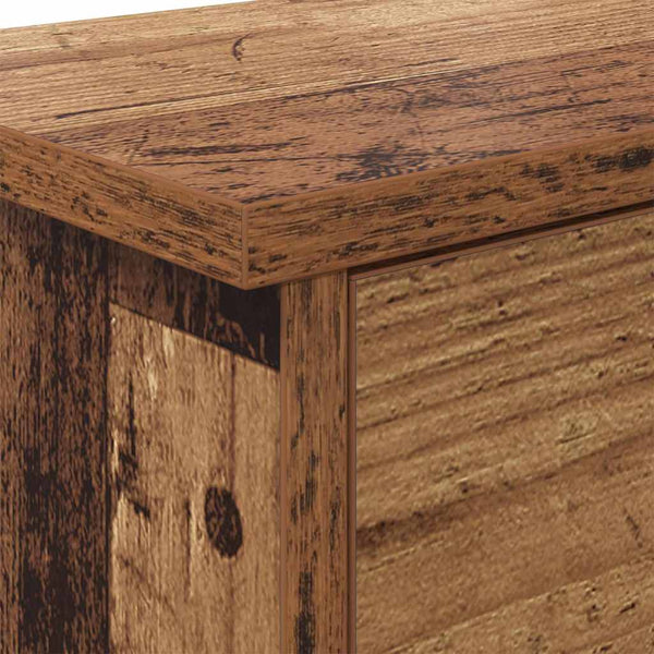 Wand-Nachttisch Altholz 50x20x30cm