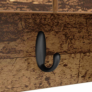 Wand-Nachttisch Altholz 50x20x30cm