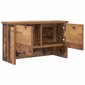 Wand-Nachttisch Altholz 50x20x30cm