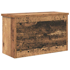 Wand-Nachttisch Altholz 50x20x30cm