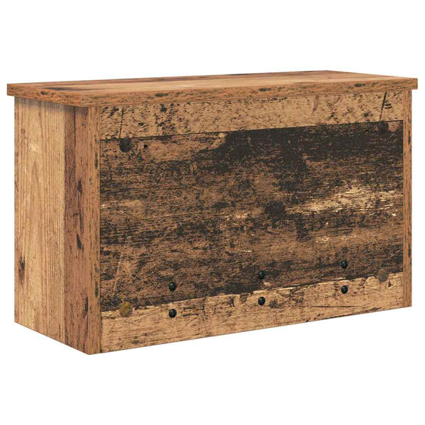 Wand-Nachttisch Altholz 50x20x30cm