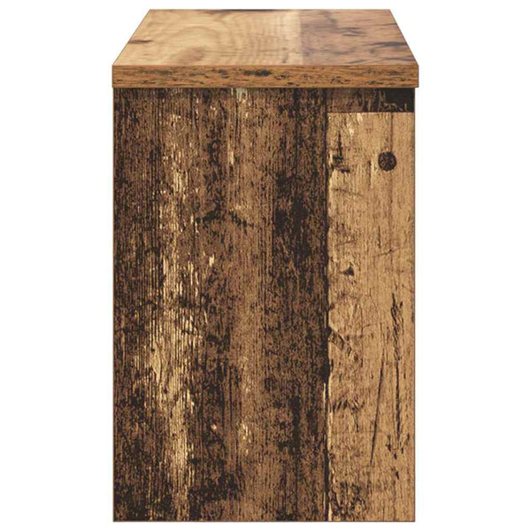 Wand-Nachttisch Altholz 50x20x30cm